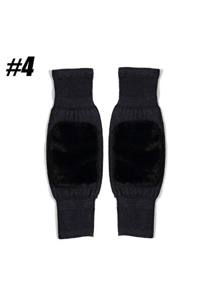 Choice النوع 4، زوج واحد من دعامات الركبة الشتوية الحرارية، أكمام تدفئة الركب...
