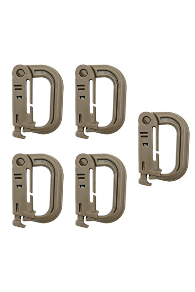 Choice مجموعة من 5 قطع من حلقات تعليق خارجية من نوع GRIML Molle، مزودة بحلقة ...