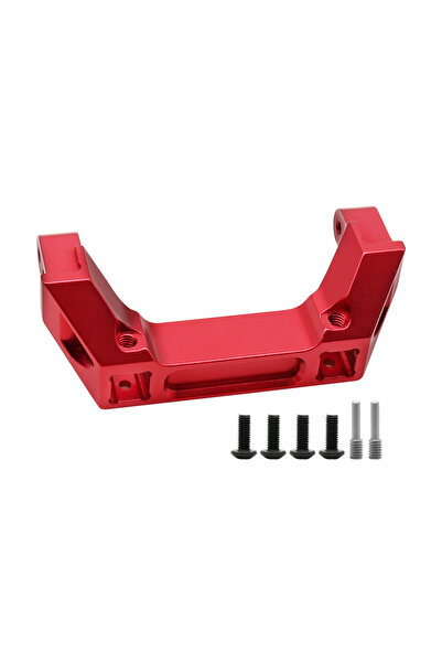 Choice حامل أمامي وخلفي أحمر من سبائك الألومنيوم CNC لسيارة TRX4 RC Crawler ب...