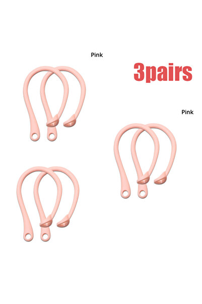 Choice 3 أزواج - 06 زوج واحد من خطافات الأذن المصنوعة من السيليكون والمضادة ل...