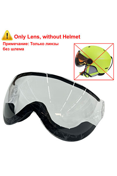 Choice XL Only Clear Lens MOON Skiing Helmet Integrally-Molded PC+EPS High-Qu...