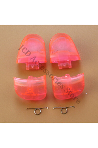 Choice أزرار كتف شفافة وردية اللون من نوع JCD L1 R1 L2 R2 مزودة بنابض لجهاز P...