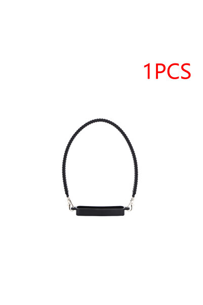 APWIKOGER Black Soft Silicone Water Bottle Handle Silicone Portable Thermo Bottle Sling Carrier Holder With St