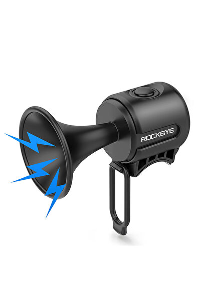 Choice بوق دراجة كهربائية من بلاك روكباي بقوة 130 ديسيبل، مكبر صوت تحذيري مثب...