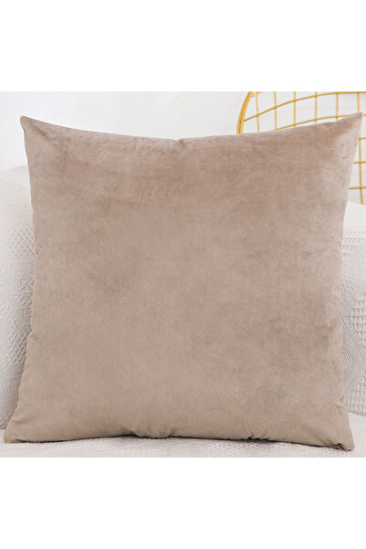 Choice 45x45cm khaki Velvet Throw Pillow Cover Decorative Square Cushion Case for Sofa Bedroom 40x40/45x45/