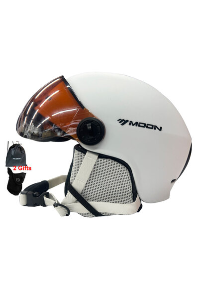 Choice خوذة تزلج وايت مون S، مصبوبة بشكل متكامل من البولي كربونات والبوليستري...