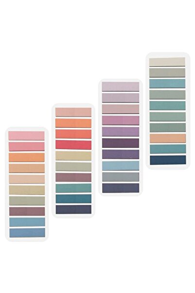 Choice 4 packs 800Pcs Sticky Notes Index Tabs Page Book Markers, Transparent Label Stickers for Page Markin