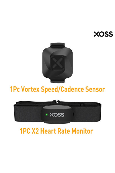 XOSS HRM and Cadence X2 Chest Strap Heart Sensor HRM Monitor Bluetooth ANT+ Wireless Smart Bicycle S