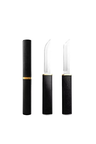 DUTRIEUX سكين B من الفولاذ المقاوم للصدأ 2 في 1 مزدوج مستقيم محمول متعدد الوظ...