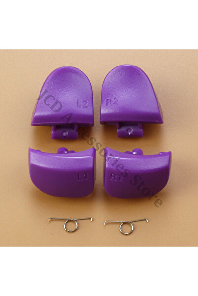 Choice أزرار الكتف الأرجوانية JCD L1 R1 L2 R2 مع زنبرك لجهاز تحكم PS5 V3 3.0 ...