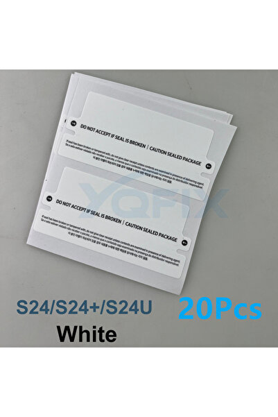 Choice 20 ملصقًا أبيضًا لتحديد علامات الإغلاق، مناسب لصناديق S24 وS24U وS25 و...