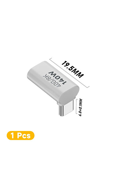 BSN 6 PD140W USB C Female to Male Adapter PD 3.1 Thunderbolt 3 40 Gbps Data Transfer 8K@60Hz Extension .