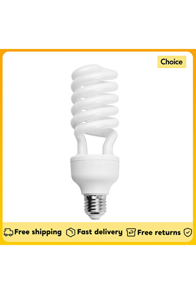 Choice مصباح فلورسنت حلزوني 110 فولت 45 واط، ضوء نهاري 5500 كلفن، قاعدة E27، موفر للطاقة، مثالي لجلسات التصوير في الاستوديو