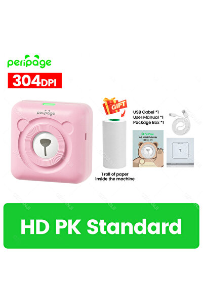 Choice طابعة PK بدقة 304 نقطة في البوصة، 7 ألوان، طباعة صفحات A6، طابعة صور ص...