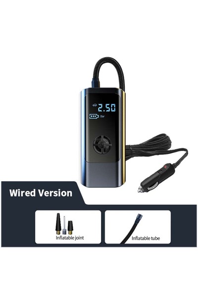 Choice wired SEAMETAL 8000mAh Wireless Wired Portable Car Air Compressor 12V 150PSI Electric Tire Inflator
