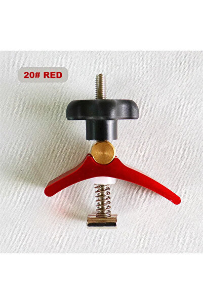 choice2 موديل 20 أحمر 19/20# كتل تثبيت على شكل حرف T لآلة نقش الخشب بالليزر C...