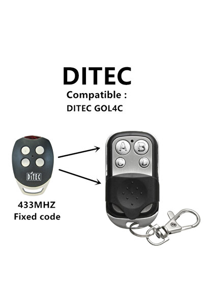 Choice DITEC GOL4C 433mhz Remote Control Fixed Code Garage Command Handheld Transmitter GOL4C DITEC gara...