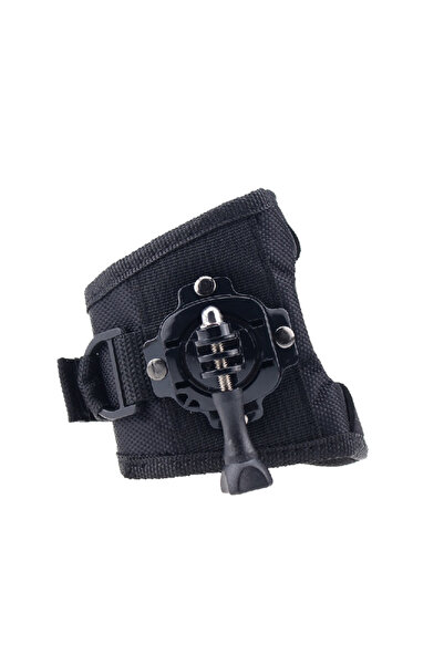 Choice حامل معصم على شكل قفاز أسود اللون، قابل للدوران 360 درجة، متوافق مع كا...