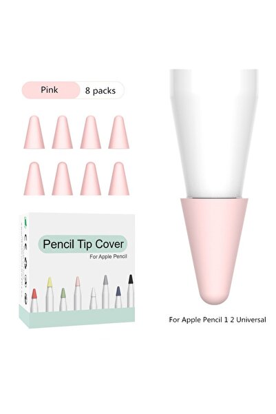 Choice Pink 8 pcs Silicone Replacement Tip Case For Pencil 1 2 Touchscreen St...
