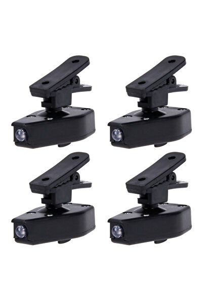 Alloet 4 قطع، مصباح قراءة للنظارات مزود بمشبك للنظارات، قابل للتعديل، مناسب ل...