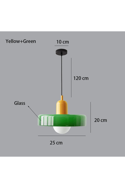 Choice Warm White Green 2 Nordic Glass Bauhaus Dining Room Chandelier Living Room Bedroom Bar Retro Coffee