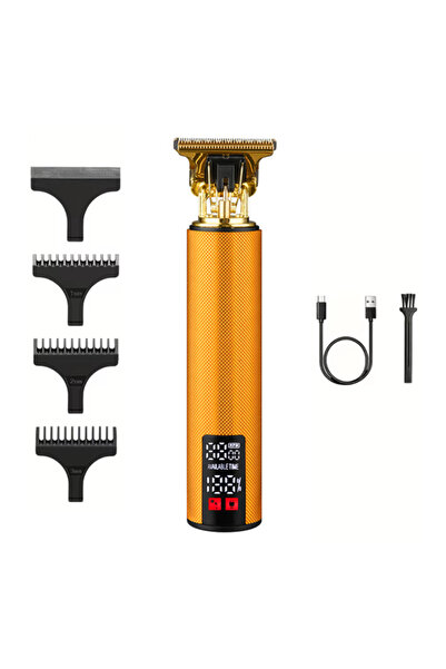 Choice Grid golden Professional 3-speed adjustment scissors beard trimmer wit...