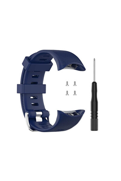 Choice سوار سيليكون أزرق داكن بديل لساعة فوررنر 45 و45S، سوار معصم رياضي ناعم...