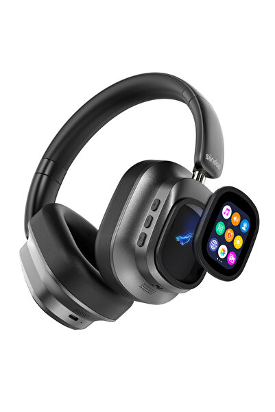 Choice سماعات رأس لاسلكية هجينة Siindoo JH-ANC930Plus بلون معدني داكن، سماعات...