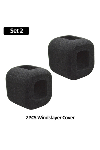 Choice غطاء إسفنجي أسود اللون لكاميرا GoPro Hero 4/5 Session