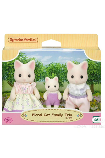 SYLVANIAN FAMILIES مجموعة أثاث تضم مجسمات فتيات أنمي، ومخلوقات كاليكو، ونباتات تيرنورين، وزهور أصلية...