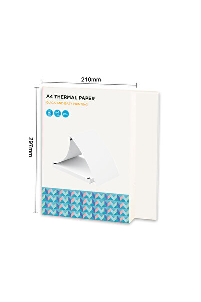 Choice ورق حراري A4 مقاس 210×297 مم، 200 ورقة، ورق طباعة مطوي للطابعة الحراري...