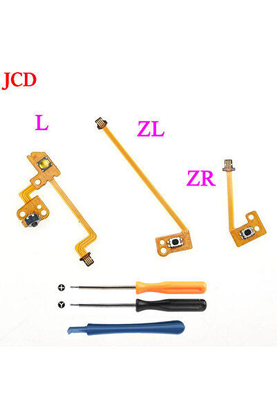 Choice أداة L ZL ZR JCD مجموعة واحدة من قطع غيار كابلات مفاتيح L/R SL SR المرنة لأزرار التحكم Joy-Con NS L/R لألعاب Switch