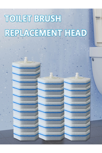 Choice ٢٠ قطعة من عبوات إعادة تعبئة عصا تنظيف المرحاض للاستخدام مرة واحدة، رأس عصا تنظيف المرحاض للاستخدام مرة واحدة