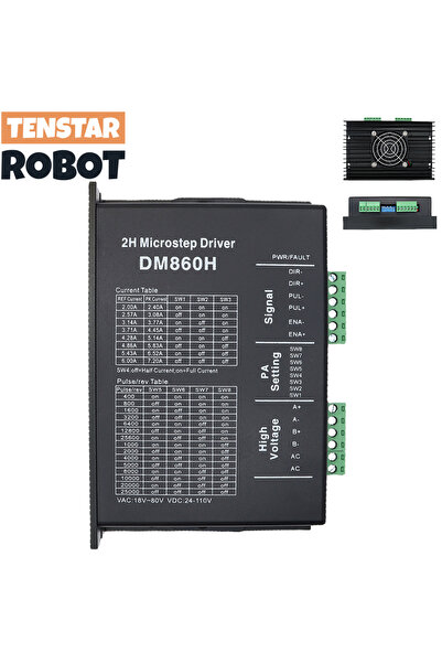 Choice DM860H Stepper Motor Drive Module 0-200khz AC18-80V or DC 24-110V 2A-7.2A 2H Microstep Drive Suit...