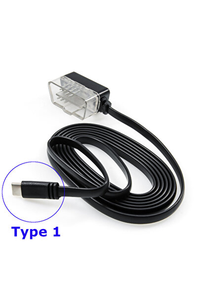 Choice Type 1 1PC obd2 cable mini usb OBDII 2 7 Pin To Mini USB Connection Ca...