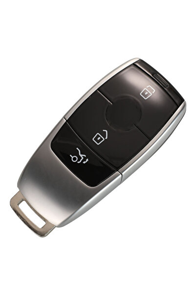 Choice غطاء مفتاح سيارة بثلاثة أزرار من جينغيوكين، متوافق مع مرسيدس بنز الفئة...