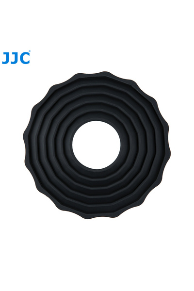 Choice غطاء عدسة سيليكون كبير مضاد للانعكاس من JJC، مناسب لعدسات الكاميرا ذات...