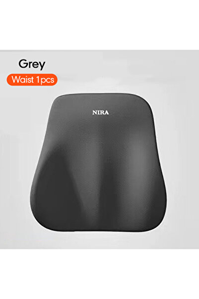 Choice21 مسند رأس رمادي اللون للسيارة E، دعم قطني، وسادة قطنية، وسادة من الإس...