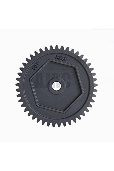 Choice ترس محرك ذو أسنان كبيرة 45T مصنوع من الفولاذ المقوى، 45T 0.8M 32P #805...