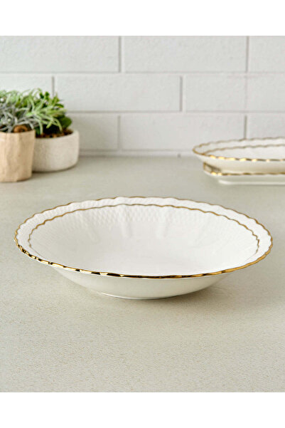 REDTAG White Bowl With Gold Rim