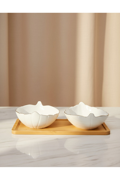 REDTAG White Snacks Set (3 Piece)