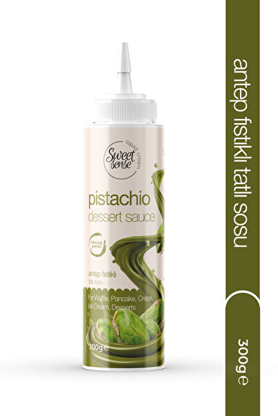 Sweet Sense Antep Fıstıklı Tatlı Sos 300 gr - Krep & Pankek & Tatlı Sosu