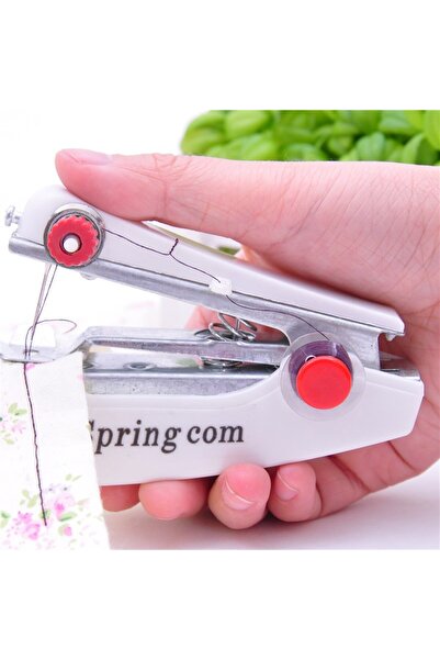 Go İthalat Spring Come Mini Kolay Seyehat ve Ev Tipi El Dikiş Dikme Makinası ...