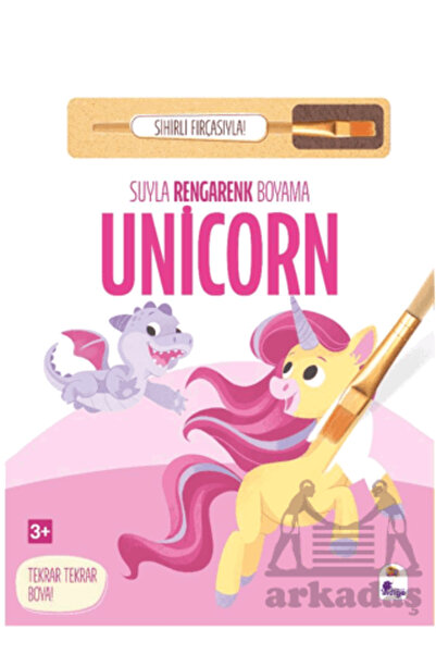 İndigo Çocuk Suyla Rengarenk Boyama – Unicorn (Sihirli Fırçasıyla)