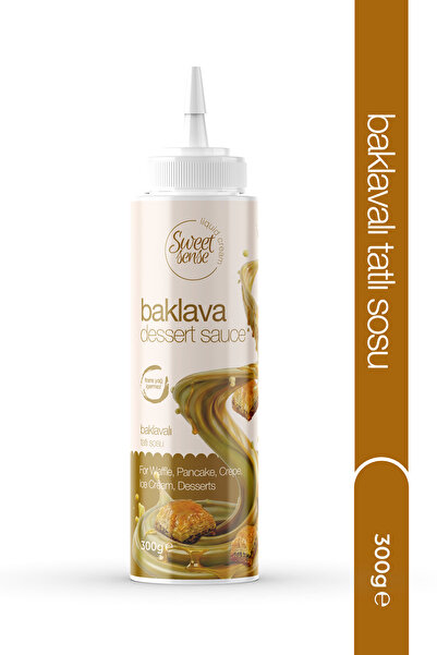 Sweet Sense Baklava Aromalı Tatlı Sos 300 gr - Krep & Pankek & Tatlı Sosu