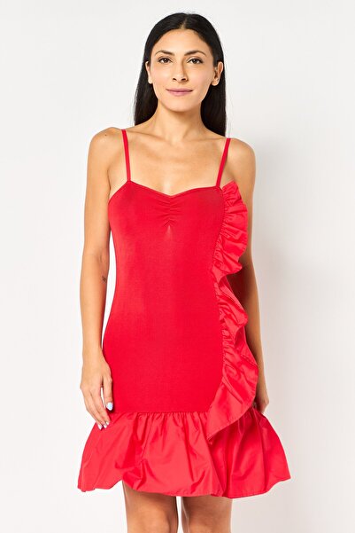 PİNKO Women Solid Mini Dress, Red