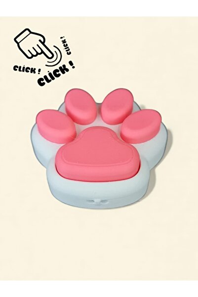 Creva Cat Paw Clicker Keychain