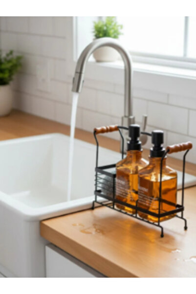 Genel Markalar Louvre Metal Standlı İkili Sıvı Sabunluk 500 ml