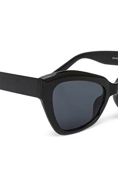 london Rag Women Chunky Cat Eye Sunglasses in Black