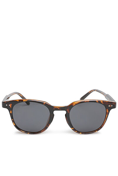 london Rag Women Round Wayfarer Sunglasses in Leopard